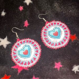 Legend of Zelda beaded earrings